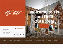 Tablet Screenshot of flyandfield.com